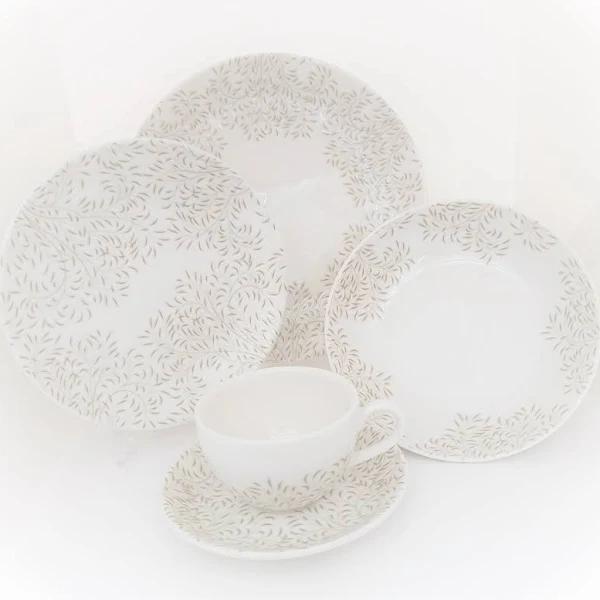 Dankotuwa Green Leaf 20pcs Dinner Set