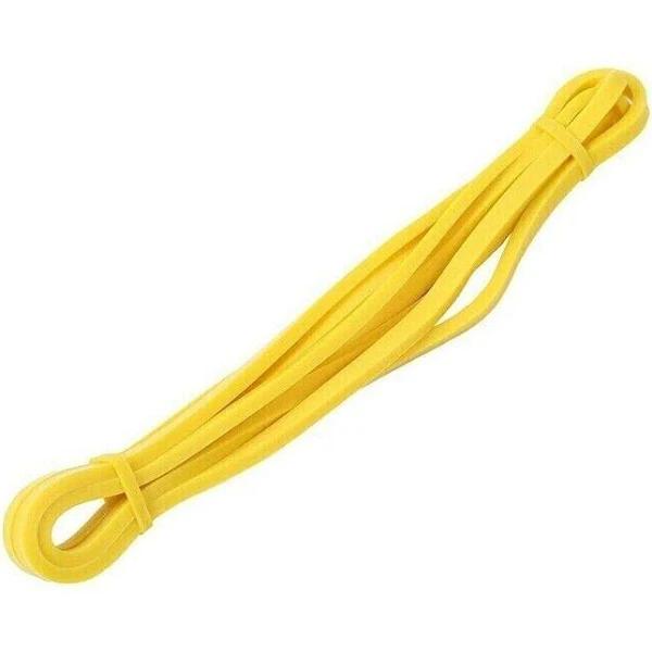 Heavy Duty Resistance Yoga Bands Loop Exercise Fitness Workout Band Gym Band - Yellow 5-15 lbs (6.4mm*2080mm)