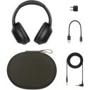 Sony - WH-1000XM4 Wireless Noise Cancelling Headphones - Black