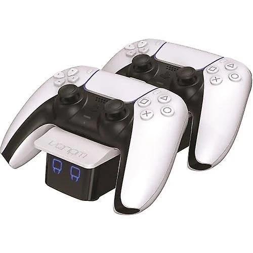 Venom White Ps5 Controller Twin Docking Station