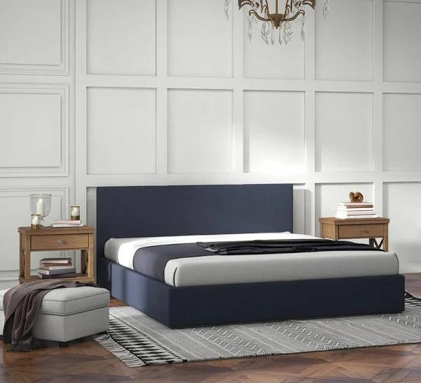 Sanor Luxury Charcoal Queen Bed