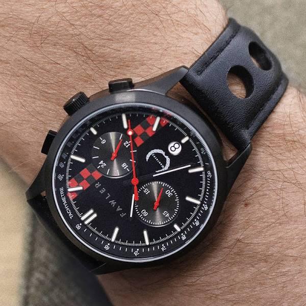 Monterey | Limited Edition Black Racing Watch - For Men - Fawler