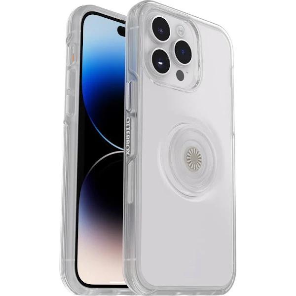 OtterBox Apple iPhone 14 Pro Max Otter + Pop Symmetry Series Clear Case -Clear Pop (77-88813)