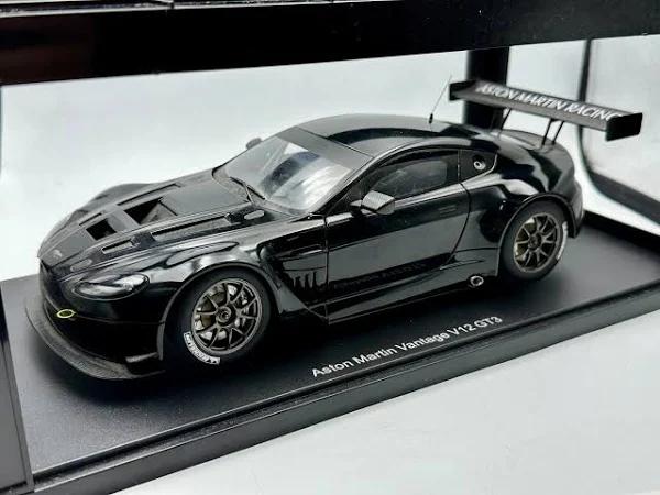 AUTOart Aston Martin V12 GT3 (2013) Composite Model Car Black Scale...