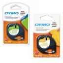 Dymo LetraTag 12mm x 4M Silver Tape