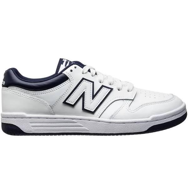 New Balance Unisex 480 White/Navy - Size 8