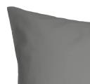 Algodon 300TC Cotton Twin Pack Pillowcase - 48x74cm (Charcoal)