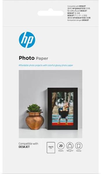 HP Photo Paper White Gloss FSC 10x15 20 Sheets [9RR53A]