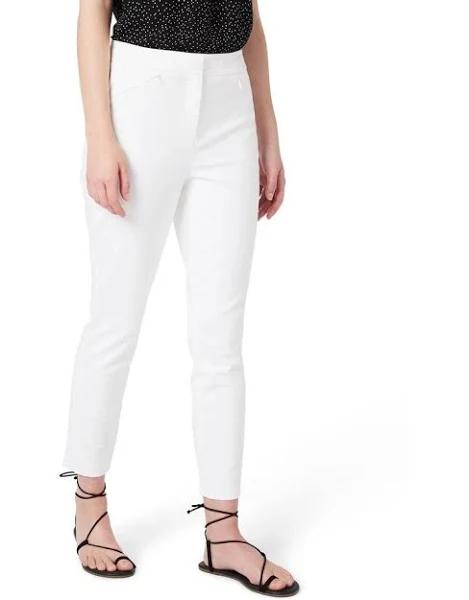 David Lawrence Sarah Compact Cotton Pant White 6