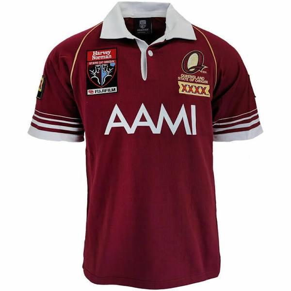 Qld State of Origin 2006 NRL Retro Jersey M