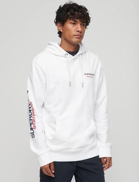 Superdry Mens Long Sleeve Graphic Sweatshirt White / S