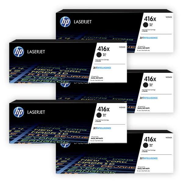 5 x HP LaserJet Pro M479dw Black Genuine Toner Cartridge