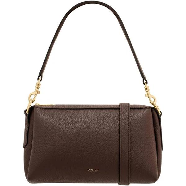 Oroton Alice Crossbody in Bear Brown, Size One Size