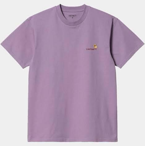 Carhartt WIP S/S American Script T-Shirt - Violanda - S - Men