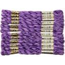 DMC Pearl Cotton Skein Size 5 27.3yd Medium Blue Violet