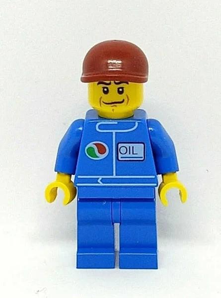 Octan Blue Oil Cap 4207 Town City Garage Lego Minifigure Minifig