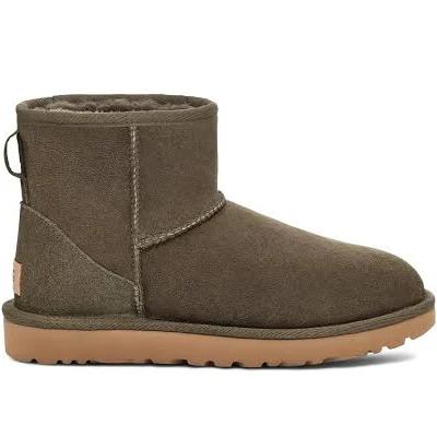 UGG Classic Mini II Boots Grey Green Beige Women - 38