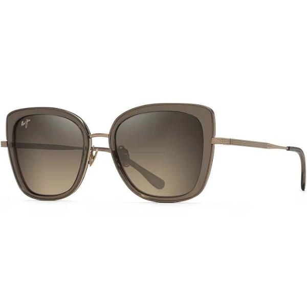 Maui Jim | Violet Lake | Transparent Taupe With Gold | iKandi Sunglasses