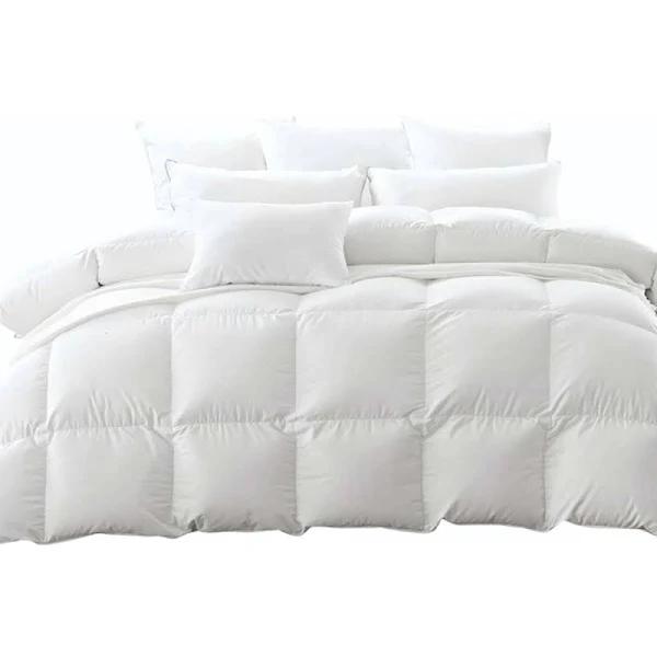 DreamZ 500GSM All Season Goose Down Feather Filling Duvet in Super King Size