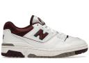 New Balance Men's 550 WHITE/NB Burgundy - Size 14