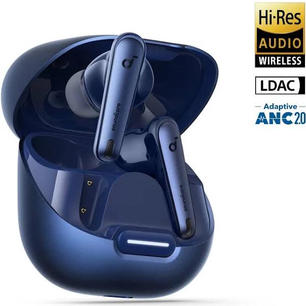 Soundcore by Anker Liberty 4 NC Wireless Noise Cancelling Earbuds, 98.5% Noise Reduction, Adaptive Noise Cancelling to Ears and Environment, Hi-Res