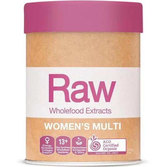 Amazonia Raw Wholefood Extracts Women's Multi Peach Passionfruit 100g