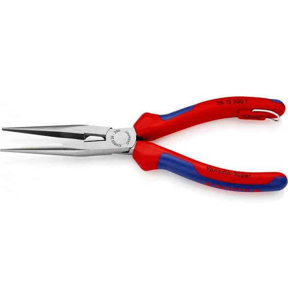 Knipex 200mm Tethered Snipe Nose Plier 2612200T