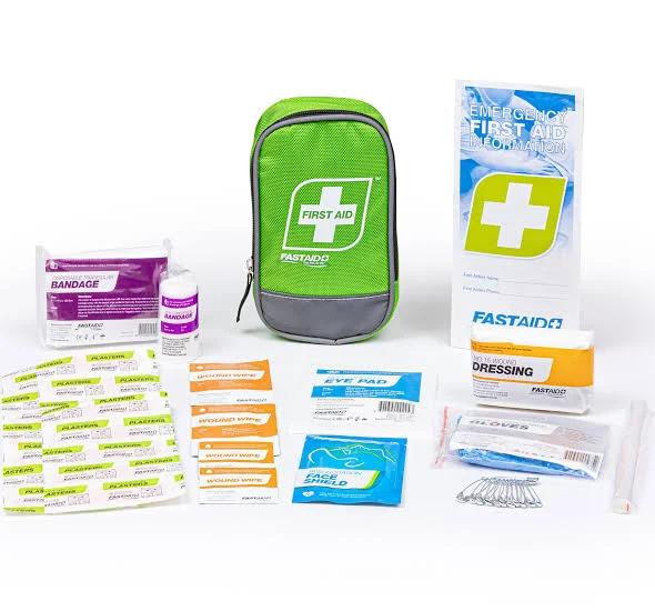 FastAid Compact First Aid Kit Soft Case