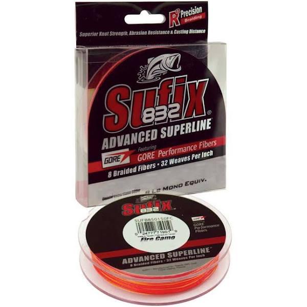 Sufix 832 Advanced Superline Braid Fire Camo / 15lb / 150yds