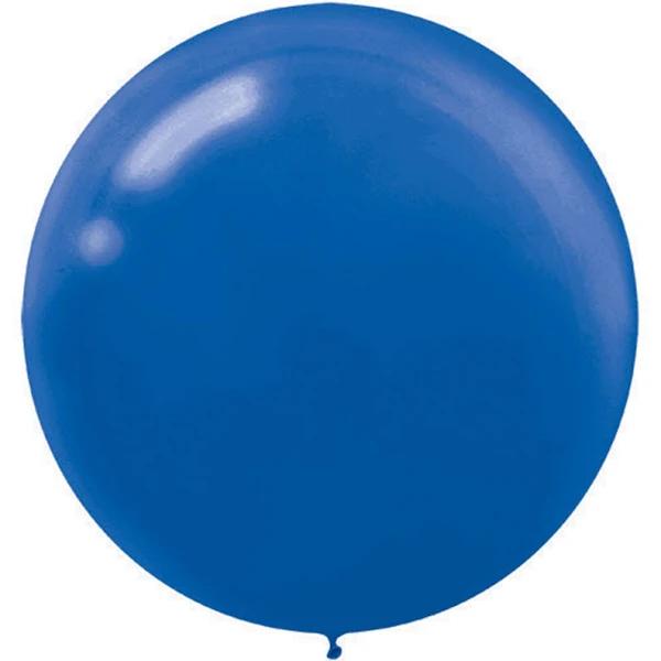 Bright Royal Blue 60cm Latex Balloons 4 Pack