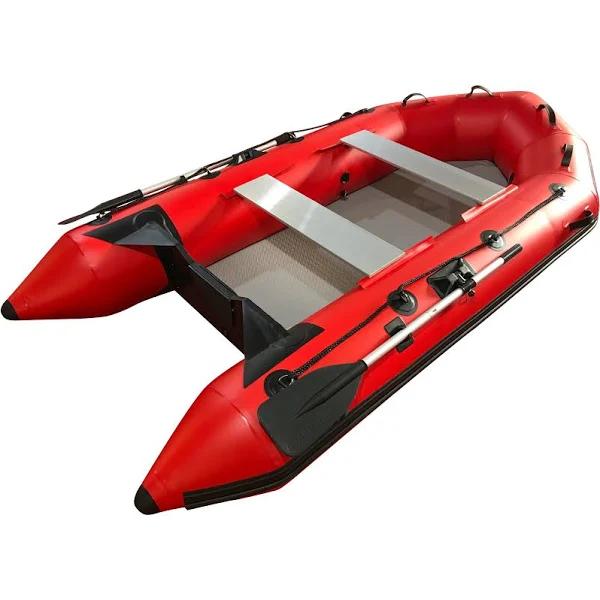 3M Inflatable Dinghy Boat Tender Pontoon Rescue Red