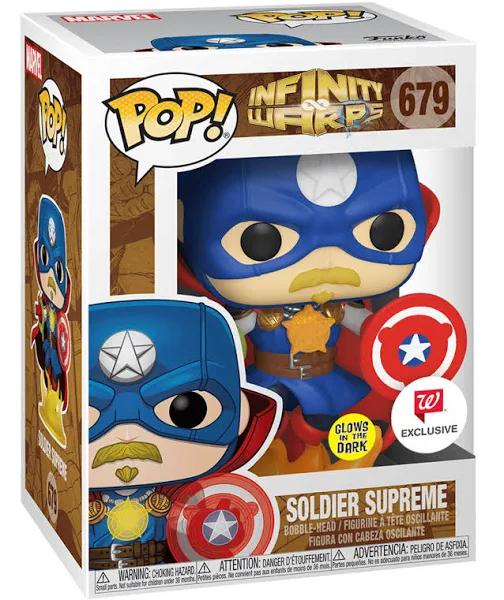 Infinity Warps - Soldier Supreme Glow US Exclusive Pop! Vinyl