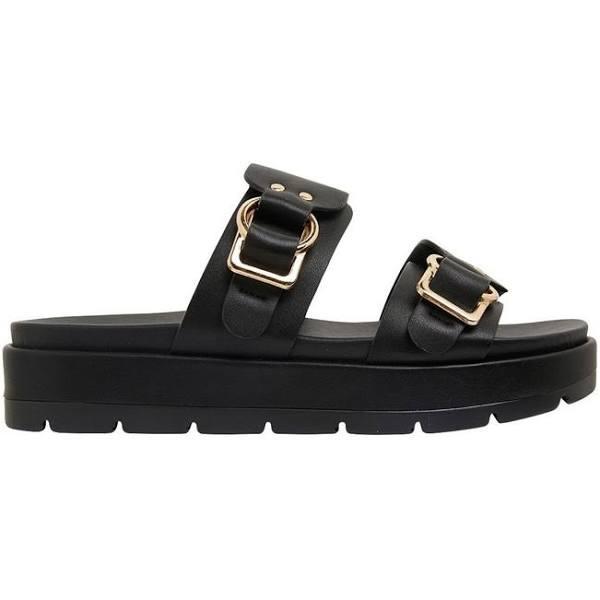 Sandler Fiction Black Smooth Sandals Black 5