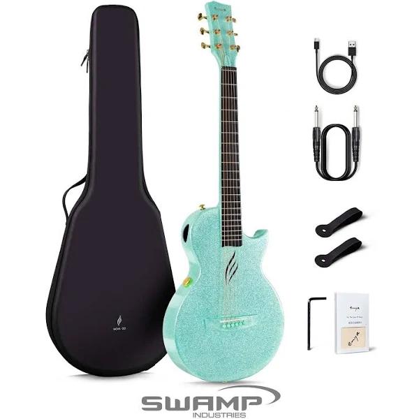 Enya Nova Go 35" Acoustic Smart Guitar - AI Version - Blink Green