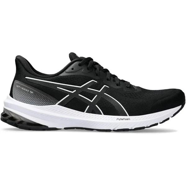 ASICS Men's GT-1000 12 Running Shoes - Black/White US 11.5