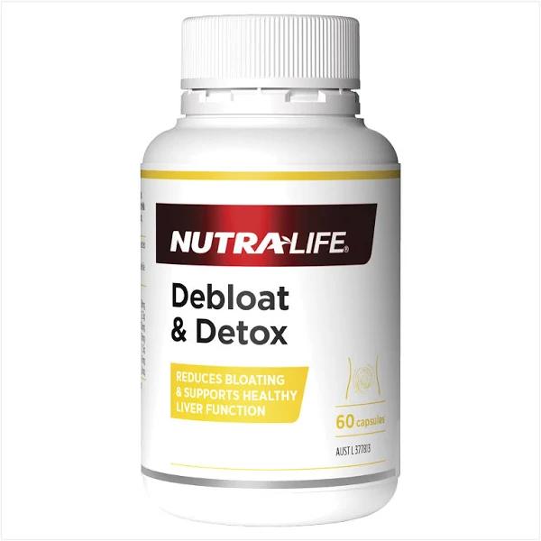 Nutra Life - Debloat & Detox 60 Capsules