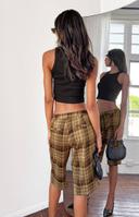 Kurt Jorts - Chocolate Check - XXL - Women's Shorts - Lioness Fashion | AfterPay Available