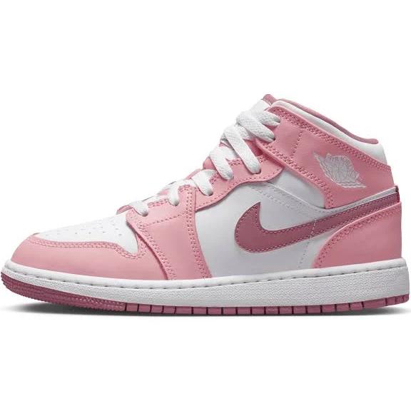 Air Jordan 1 Mid GS 'Valentine's Day 2023' Sneakers | Pink | Kid's Size 4