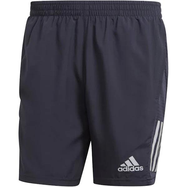 Adidas Mens Own The Run Shorts, L / Blue