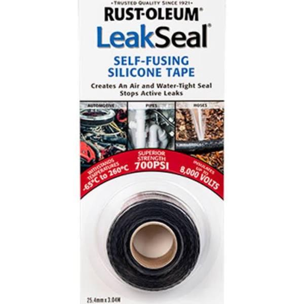 Rust-Oleum 25.4mm x 3.04m Black LeakSeal Self-Fusing Silicone Tape