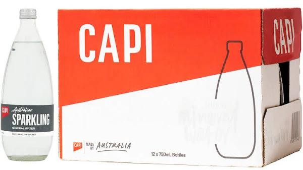 Capi Sparkling Mineral Water, 750 ml x 12