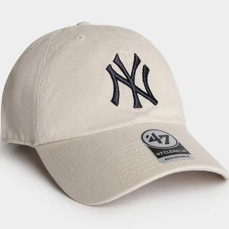 47 Brand New York Yankees Clean Up Strapback Bone/Navy