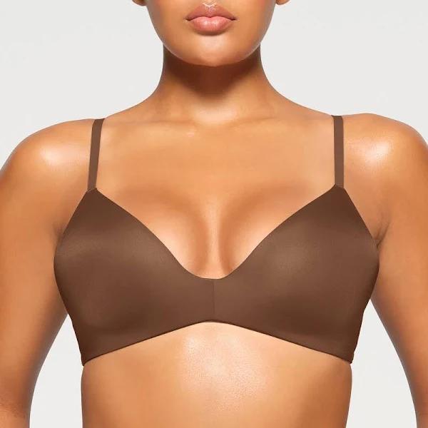 SKIMS T-Shirt Demi Bra | Jasper | Medium Neutral | Wireless Form | 34DD | Women's