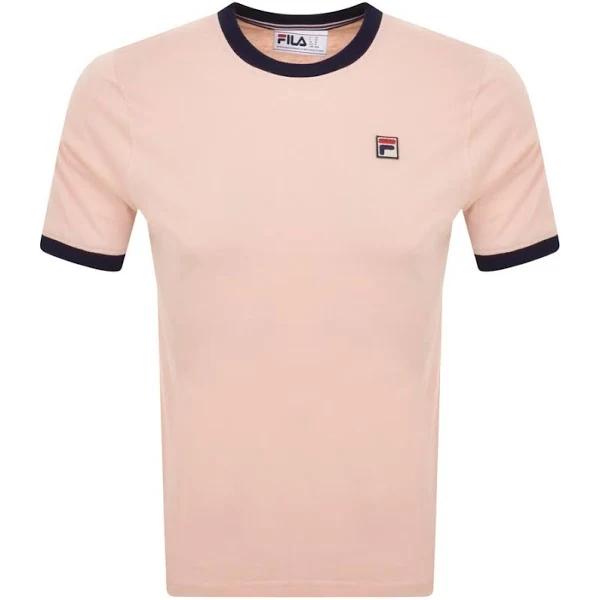 Fila Vintage Marconi T Shirt Size: 2XL Peach Whip/Navy