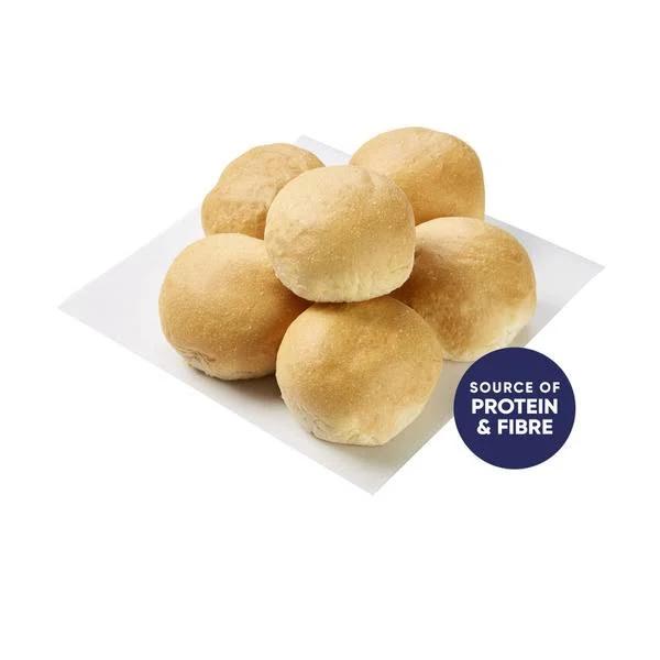 Coles Bakery Super Soft Jumbo Round Rolls