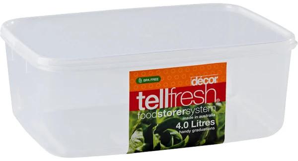 Decor Tellfresh Oblong Storer 4 L