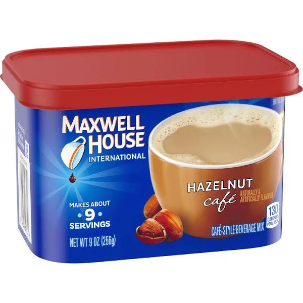 Maxwell House International Cafe Light Roast Coffee, Hazelnut, 9 oz