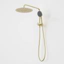 Caroma Urbane II Compact Twin Shower - Brushed Brass - 99632BB3A