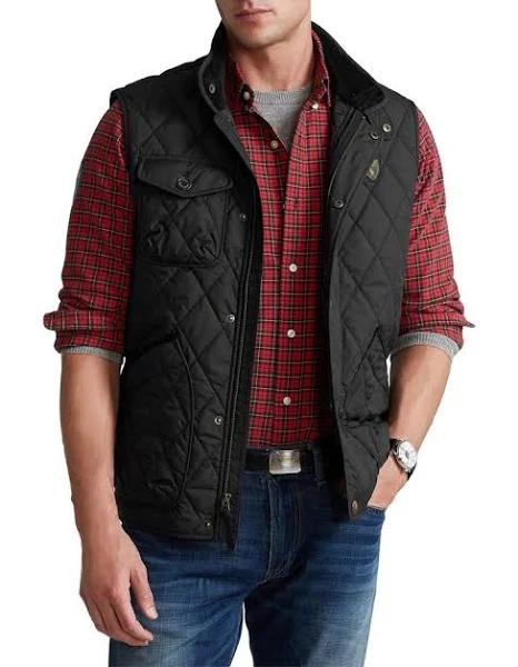 Polo Ralph Lauren Water-Repellent Quilted Vest Polo Black M