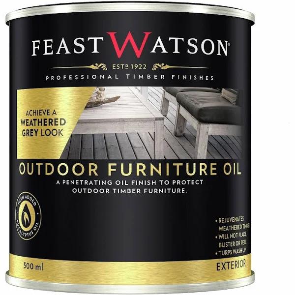 Feast Watson 500ml Weathered Grey Outdoor Furniture Oil - 500ml